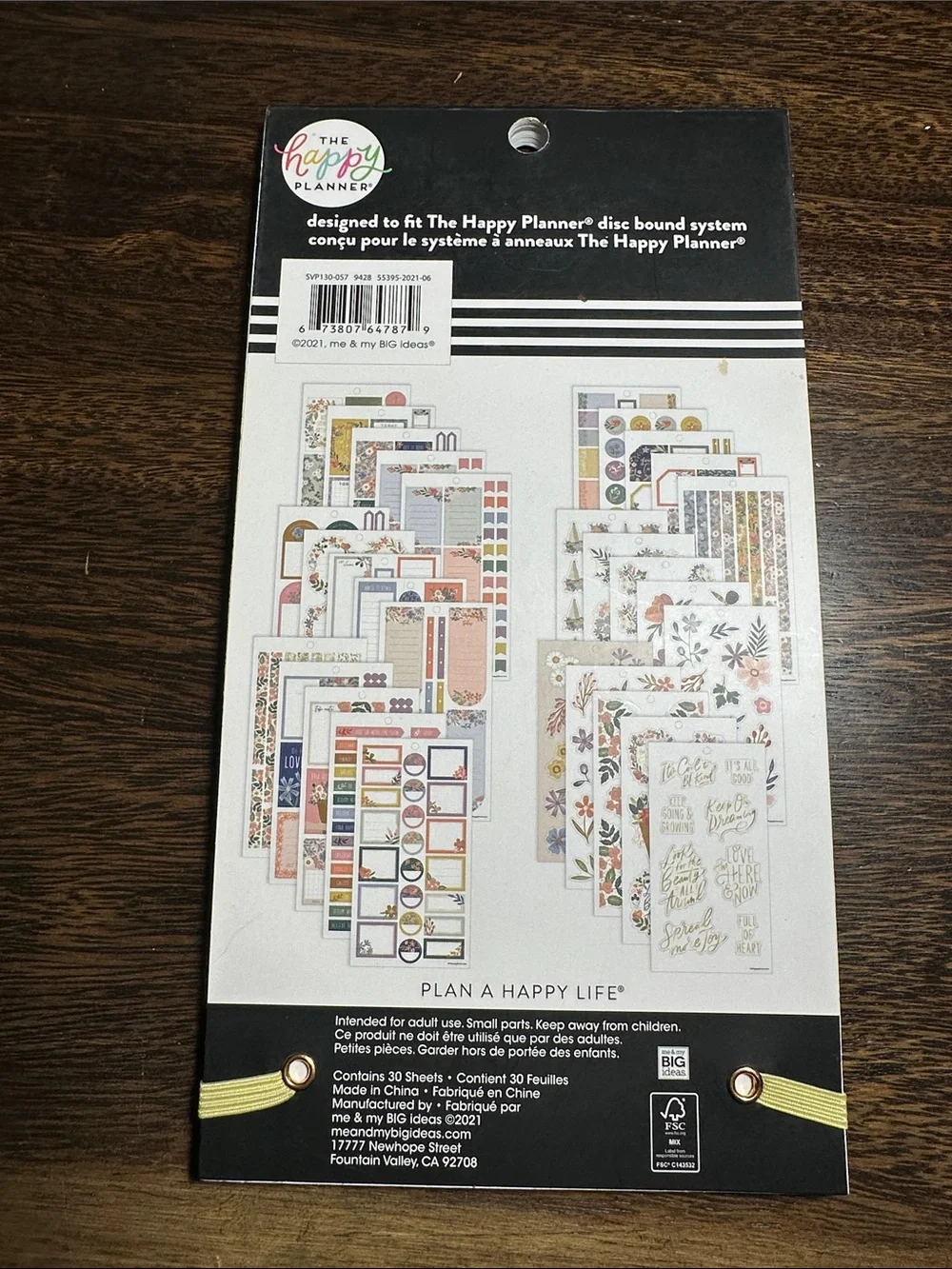 The Happy Planner -KEEP GOING Floral 3/$25